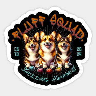 Floof, Cute Corgi, Corgi Gift T-Shirt, Corgi Lover, Fluff Sticker